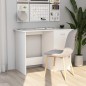 Scrivania Bianca 100x50x76 cm in Legno Multistrato Scrivania Bianca 100x50x76 cm in Legno Multistrato