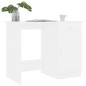 Scrivania Bianca 100x50x76 cm in Legno Multistrato Scrivania Bianca 100x50x76 cm in Legno Multistrato
