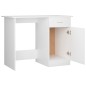 Scrivania Bianca 100x50x76 cm in Legno Multistrato Scrivania Bianca 100x50x76 cm in Legno Multistrato