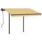 Tenda Automatica Sensore Vento LED 3x2,5cm Gialla Bianca Tenda Automatica Sensore Vento LED 3x2,5cm Gialla Bianca
