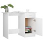 Scrivania Bianca 100x50x76 cm in Legno Multistrato Scrivania Bianca 100x50x76 cm in Legno Multistrato
