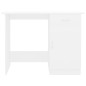 Scrivania Bianca 100x50x76 cm in Legno Multistrato Scrivania Bianca 100x50x76 cm in Legno Multistrato