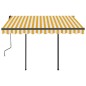 Tenda Automatica Sensore Vento LED 3x2,5cm Gialla Bianca Tenda Automatica Sensore Vento LED 3x2,5cm Gialla Bianca