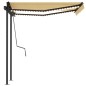 Tenda Automatica Sensore Vento LED 3x2,5cm Gialla Bianca Tenda Automatica Sensore Vento LED 3x2,5cm Gialla Bianca