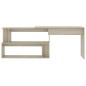 Scrivania ad Angolo Rovere Sonoma 200x50x76 cm in Truciolare