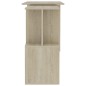 Scrivania ad Angolo Rovere Sonoma 200x50x76 cm in Truciolare