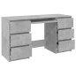 Scrivania Grigio Cemento 140x50x77 cm in Truciolato Scrivania Grigio Cemento 140x50x77 cm in Truciolato