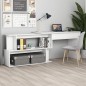 Scrivania ad Angolo Bianca 200x50x76 cm in Legno Multistrato Scrivania ad Angolo Bianca 200x50x76 cm in Legno Multistrato