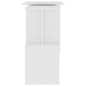 Scrivania ad Angolo Bianca 200x50x76 cm in Legno Multistrato Scrivania ad Angolo Bianca 200x50x76 cm in Legno Multistrato