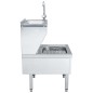 Lavandino Commerciale con Rubinetto da Pavimento Acciaio Inox Lavandino Commerciale con Rubinetto da Pavimento Acciaio Inox