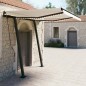 Tenda da Sole Automatica con Sensore Vento e LED 3x2,5cm Crema Tenda da Sole Automatica con Sensore Vento e LED 3x2,5cm Crema