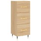 Credenza Rovere Sonoma 34,5x34x90 cm in Legno Multistrato Credenza Rovere Sonoma 34,5x34x90 cm in Legno Multistrato