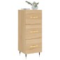Credenza Rovere Sonoma 34,5x34x90 cm in Legno Multistrato Credenza Rovere Sonoma 34,5x34x90 cm in Legno Multistrato