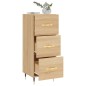 Credenza Rovere Sonoma 34,5x34x90 cm in Legno Multistrato Credenza Rovere Sonoma 34,5x34x90 cm in Legno Multistrato