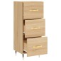 Credenza Rovere Sonoma 34,5x34x90 cm in Legno Multistrato Credenza Rovere Sonoma 34,5x34x90 cm in Legno Multistrato
