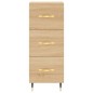 Credenza Rovere Sonoma 34,5x34x90 cm in Legno Multistrato Credenza Rovere Sonoma 34,5x34x90 cm in Legno Multistrato