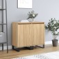 Credenze 2 pz Rovere Sonoma 40x35x70 cm in Legno Multistrato Credenze 2 pz Rovere Sonoma 40x35x70 cm in Legno Multistrato