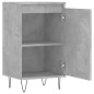 Credenza Grigio Cemento 40x35x70 cm in Legno Multistrato Credenza Grigio Cemento 40x35x70 cm in Legno Multistrato
