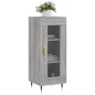 Credenza Grigio Sonoma 34,5x34x90 cm in Legno Multistrato Credenza Grigio Sonoma 34,5x34x90 cm in Legno Multistrato