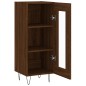 Credenza Rovere Marrone 34,5x34x90 cm in Legno Multistrato Credenza Rovere Marrone 34,5x34x90 cm in Legno Multistrato