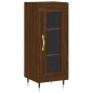 Credenza Rovere Marrone 34,5x34x90 cm in Legno Multistrato Credenza Rovere Marrone 34,5x34x90 cm in Legno Multistrato