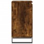 Credenze 2 pz Rovere Fumo 40x35x70 cm in Legno Multistrato Credenze 2 pz Rovere Fumo 40x35x70 cm in Legno Multistrato