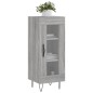 Credenza Grigio Sonoma 34,5x34x90 cm in Legno Multistrato Credenza Grigio Sonoma 34,5x34x90 cm in Legno Multistrato