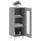 Credenza Grigio Sonoma 34,5x34x90 cm in Legno Multistrato Credenza Grigio Sonoma 34,5x34x90 cm in Legno Multistrato