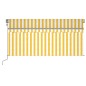 Tenda Automatica con LED Sensore Vento 3x2,5 m Giallo Bianco Tenda Automatica con LED Sensore Vento 3x2,5 m Giallo Bianco