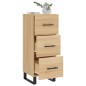 Credenza Rovere Sonoma 34,5x34x90 cm in Legno Multistrato Credenza Rovere Sonoma 34,5x34x90 cm in Legno Multistrato
