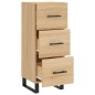 Credenza Rovere Sonoma 34,5x34x90 cm in Legno Multistrato Credenza Rovere Sonoma 34,5x34x90 cm in Legno Multistrato