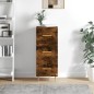 Credenza Rovere Fumo 34,5x34x90 cm in Legno Multistrato Credenza Rovere Fumo 34,5x34x90 cm in Legno Multistrato