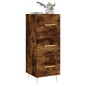 Credenza Rovere Fumo 34,5x34x90 cm in Legno Multistrato Credenza Rovere Fumo 34,5x34x90 cm in Legno Multistrato