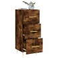 Credenza Rovere Fumo 34,5x34x90 cm in Legno Multistrato Credenza Rovere Fumo 34,5x34x90 cm in Legno Multistrato