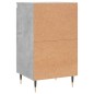 Credenza Grigio Cemento 40x35x70 cm in Legno Multistrato Credenza Grigio Cemento 40x35x70 cm in Legno Multistrato