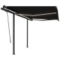 Tenda da Sole Automatica Sensore Vento e LED 3x2,5cm Antracite Tenda da Sole Automatica Sensore Vento e LED 3x2,5cm Antracite