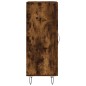 Credenza Rovere Fumo 34,5x34x90 cm in Legno Multistrato Credenza Rovere Fumo 34,5x34x90 cm in Legno Multistrato