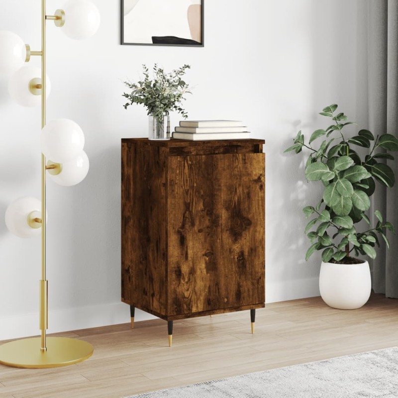 Credenza Rovere Fumo 40x35x70 cm in Legno Multistrato Credenza Rovere Fumo 40x35x70 cm in Legno Multistrato