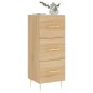 Credenza Rovere Sonoma 34,5x34x90 cm in Legno Multistrato Credenza Rovere Sonoma 34,5x34x90 cm in Legno Multistrato
