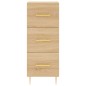 Credenza Rovere Sonoma 34,5x34x90 cm in Legno Multistrato Credenza Rovere Sonoma 34,5x34x90 cm in Legno Multistrato