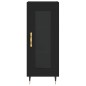 Credenza Nero 34,5x34x90 cm in Legno Multistrato Credenza Nero 34,5x34x90 cm in Legno Multistrato