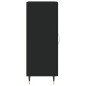 Credenza Nero 34,5x34x90 cm in Legno Multistrato Credenza Nero 34,5x34x90 cm in Legno Multistrato