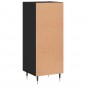 Credenza Nero 34,5x34x90 cm in Legno Multistrato Credenza Nero 34,5x34x90 cm in Legno Multistrato