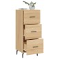 Credenza Rovere Sonoma 34,5x34x90 cm in Legno Multistrato Credenza Rovere Sonoma 34,5x34x90 cm in Legno Multistrato