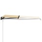 Tenda da Sole Retrattile Sensore e LED 300x250cm Giallo Bianca Tenda da Sole Retrattile Sensore e LED 300x250cm Giallo Bianca