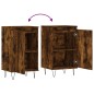 Credenze 2 pz Rovere Fumo 40x35x70 cm in Legno Multistrato Credenze 2 pz Rovere Fumo 40x35x70 cm in Legno Multistrato