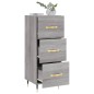 Credenza Grigio Sonoma 34,5x34x90 cm in Legno Multistrato Credenza Grigio Sonoma 34,5x34x90 cm in Legno Multistrato