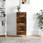 Credenza Rovere Fumo 34,5x34x90 cm in Legno Multistrato Credenza Rovere Fumo 34,5x34x90 cm in Legno Multistrato