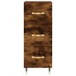 Credenza Rovere Fumo 34,5x34x90 cm in Legno Multistrato Credenza Rovere Fumo 34,5x34x90 cm in Legno Multistrato