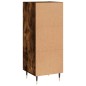 Credenza Rovere Fumo 34,5x34x90 cm in Legno Multistrato Credenza Rovere Fumo 34,5x34x90 cm in Legno Multistrato